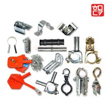 비닐하우스자재 부품/조리개 고정구 개폐기 클램프 걸고리 새들 크립 클립 외꽃이 외봉 부속, [ E ] (철)치마크립, E-6.(철)치마크립:32mm[100개/1봉]