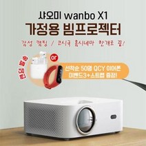 샤오미 완보 미니빔 빔프로젝터 시네빔 스마트빔 캠핑용 가정용 회의용 강의실 강의용 넷플릭스 유튜브, 글로벌버전