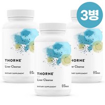쏜리서치 리버 클린즈 60캡슐 x 3병 Thorne Liver Cleanse, 단품, 단품