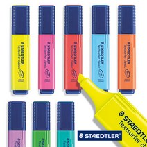 Inkjet Safe 스테들러 텍스트서퍼 클래식 형광펜 364 트위스트 캡, 364-6 바이올렛
