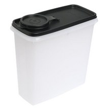 Tupperware 13컵 시리얼 보관함 블랙, Black