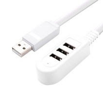 무선 네트워크 어댑터 Usb 분배기 3usb 다기능 3a 충전기 변환기 연장선 확장 멀티 포트 허브, 1m