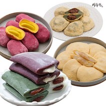 [KT알파쇼핑]시루조아 BEST 굳지않는떡(3색앙꼬절편(혼합)1050g+쑥오쟁이떡720g)