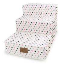 애완견 계단 북유럽 스칸디나비아별 3단스텝 핑크 슬라이드 반려 .펫 15단 강아지 2단 1단, whitesell 본상품선택