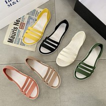 여성 여름 젤리 아쿠아 비치 슈즈 스트랩 샌들