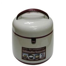 진사오일렉트릭 써모 보온 찬합 스텐 2.5L 레드 도시락 밥통 소풍, 상세페이지 참조