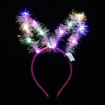 반짝이모루 LED 머리띠 4P 파티 생일축하 파티용품점