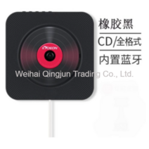 WARMCD플레이어 벽걸이형 탁상형 USB MP3 FM AUX 블루투스, CD플레이어 블랙