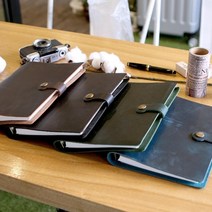 천연가죽 시크릿노트 클래식다이어리 빈티지 새해선물, 브라운