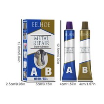 견고한 20/50/80/100g 산업 수리 붙여 넣기 접착제 내열성 콜드 용접 금속 AB 젤 주조 에이전트 도구, 01 100g