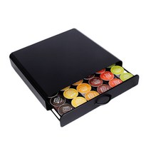 데일리프렌즈 돌체구스토 서랍형 캡슐보관함 36구, 블랙