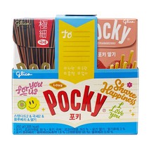 포키 6팩기획(초코2+극세2+딸기1+블루베리1), 5개