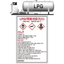 LPG 액화석유가스 물질안전보관자료 MSDS 위험안내 주의 경고 포맥스 표지판