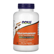 NOW Foods 나우푸드 글루코만난 575mg 180정 곤약뿌리 퓨어 파우더