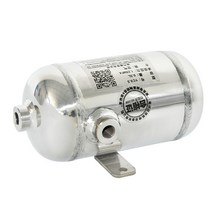 오일캐치탱크 블로바이가스 인테이크 라인 스테인레스 스틸 가스 저장 탱크 304 소형 공기 0.5L 진공 버퍼, 02 0.5L-1