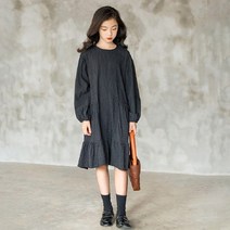핑크비 배럴퍼프원피스 주니어 초등학생 중학생 여아 옷 13~21호