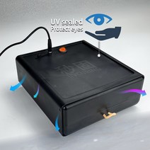 uv프린터 평판프린터 uv인쇄 미니 Led UV 젤 경화 상자 램프 기계 자외선 3D 프린터 수지 접착제 오일 유리, 02 395nm