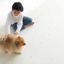 휴팡 멀티 PVC롤매트 셀프시공 강아지매트 미끄럼방지 슬개골보호 애견매트 110cm * 7m, 젤리스톤