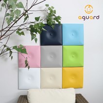 쿠션 사각 벽매트 두께2cm 1입 유아매트 놀이방매트, 분홍 Pink