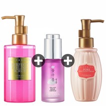 빛나는 꿀광피부 3종 세트 (필링 스크럽+꽃구름 앰플+블루밍 화이트닝크림), 단품