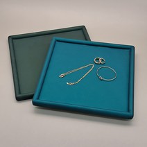 실크 그린 서비스판 매장상담 주얼리 디스플레이 트레이 b0920, 그린1