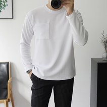 남자 포켓 라운드 빅사이즈 티셔츠 6col