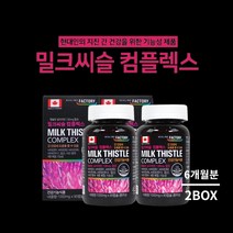 피로한 간 기능 회복 관리 에 좋은 먹는 알코올성 비알코올성 영양제 피곤할때 피로할때 간장제 보조제 간수치 개선 간스트레스, 2BOX(6개월분)