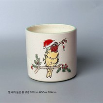 크리에이티브 세라믹 수저통 공구통 핸드페인팅 붓펜통 대용량 테이블 수납함 심플 스타일, 퍼플버드트럼펫/밑단1홀흠집, 두 개