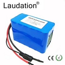 Laudation-24V 배터리 24V 8ah 배터리 팩 6S 3P 25.2V 15A BMS, 24V8ah