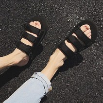 찍찍이 스트랩샌들 남여공용 글래디에이터 커플샌들