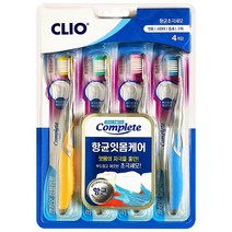 클리오 컴플리트 항균초극세모 칫솔 4개입 X 3개
