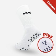 위풋 더블 논슬립 PLUS 크루 삭스 스포츠양말 KOREA 화이트, 더블화이트