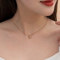 14K 까메오 원석 여자 금체인 목걸이 선물목걸이