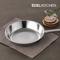 에델코첸 바닥3중 IH 스텐엠보팬 24cm, 단품, 1개