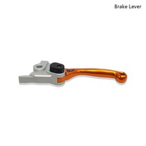 KTM 250 350 450 EXC SXF FC FE 바이크 오토바이 CNC 클러치 브레이크 레버 Motobike 수정 방지 접이식 그, 02 Brake Lever (Orange)