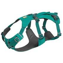 ruffwear 강아지용 러프웨어 플래그라인 경량 다목적 하네스, 작은, 녹은 물 청록