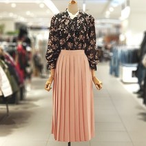 오더렛 오더렛 핑크 플리츠 스커트 (4336293)