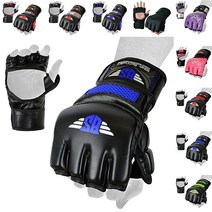 BeSmart MMA 장갑 UFC 킥복싱 스파링 훈련 장비 혼합 무술용 전투 트레이닝 장갑 성인 남성 및 여성용 (그린 메시 미디엄) 469046, Small