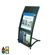 삼화 철재 카다로그 스탠드 A4 1열2단 CS-220A 리플렛꽂이 리플렛거치대 잡지꽂이 카다로그꽂이 팜플렛꽂이 카다로그거치대 이젤 pop거치대, 상세페이지 참조