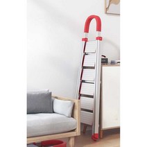안전 사다리 복층 6단 알루미늄 이층 계단 난간 서점