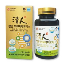 청인 프로바이오틱스 유산균, 120정, 1박스