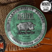 REUZEL 그린 유성 포마드 12oz (340g) Green Pomade 12oz (340g), none