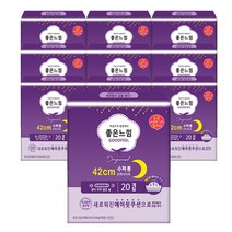 좋은느낌 에어핏 쿠션 수퍼롱 생리대 날개형, 20개입, 10개