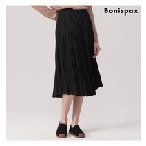 보니스팍스 보니스팍스 저지 플리츠 스커트-MF69SK042
