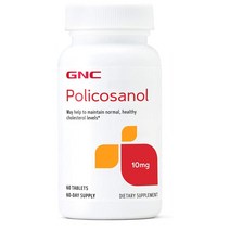 지앤씨 GNC 폴리코사놀 Policosanol 10mg 60정 남성 여성 공용