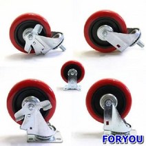 Foryou2775 무따 운반구바퀴5호 엘카 대차 카트 운반구 운반기 핸드 앵글달리, 5호고정5P-R