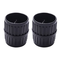 공구부품 New 2pcs 4-42mm Tube Reamer Internal Pipe Metal Polishing Deburring Tool, [01] Black