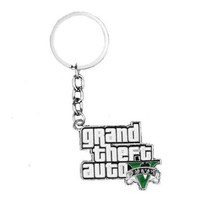 뜨거운 게임 ps4 gta 5 그랜드 도난 자동 키 체인 팬용 키 체인 xbox pc rockstar 키 링 홀더 4.5cm jewelry llaveros jewellry, 1