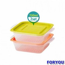 ForU433 씨밀렉스 점보쿡밥세트700ml 2P 5세트 색상랜덤발송 페트병
