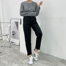 겨울 기모바지 베이직 세미핏 팬츠 트레이닝바지
